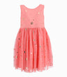 Vestido Niña Con Tull Rosado