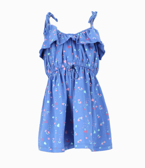 Vestido Niña Flores 2 años / Azul