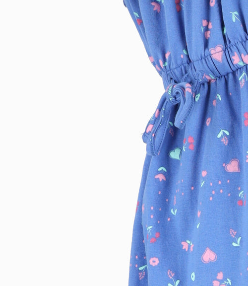 Vestido Niña Flores 2 años / Azul