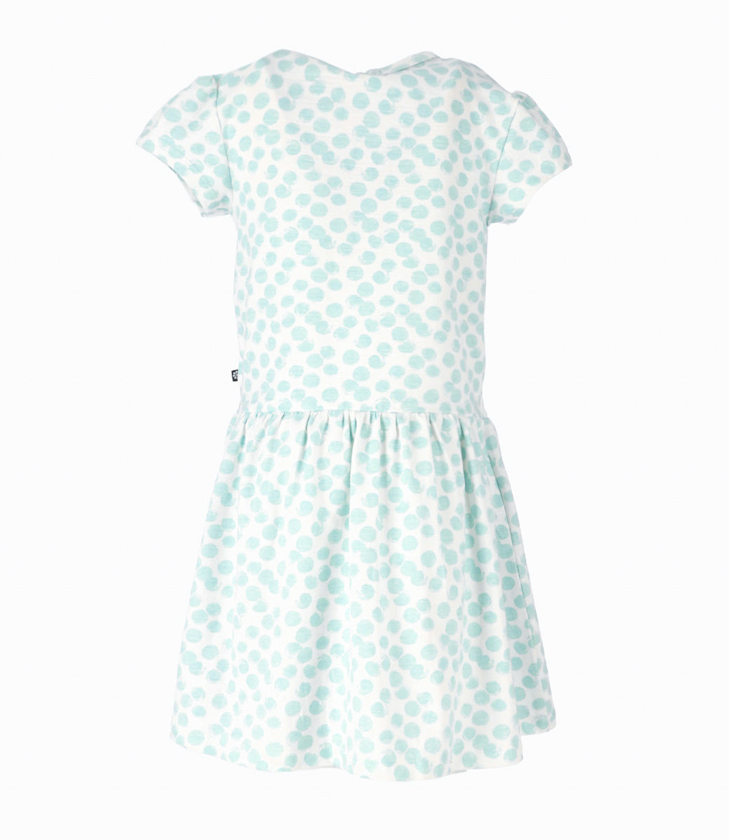 Vestido niña con flores 2 años / Menta