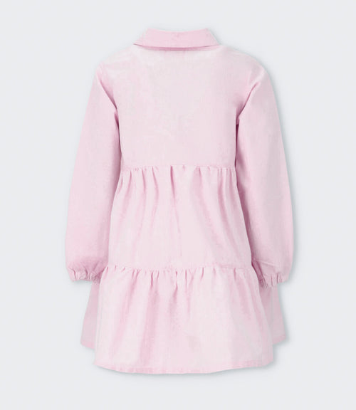 Vestido niña denim 2 años / Coral