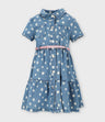 Vestido niña denim