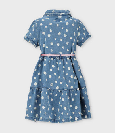 Vestido niña denim 2 años / Azul Marino