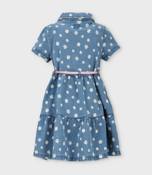 Vestido niña denim 2 años / Azul Marino