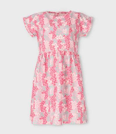 Vestido niña con print 2 años / Rosado