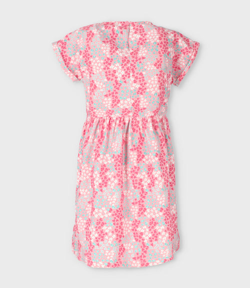 Vestido niña con print 2 años / Rosado