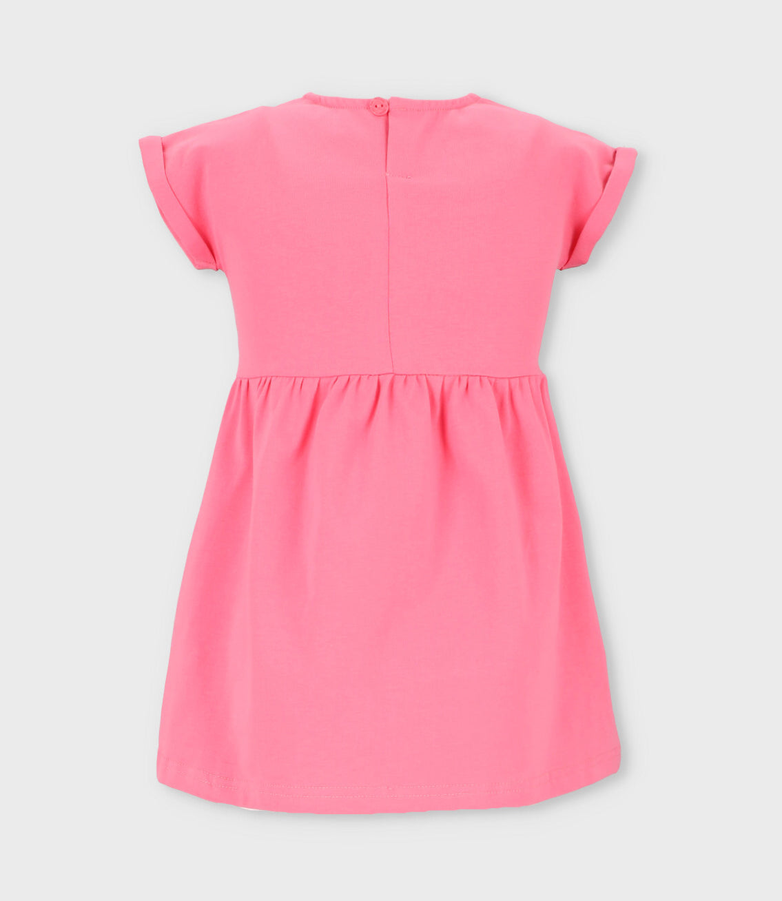 Vestido niña con leopardo 2 años / Fucsia