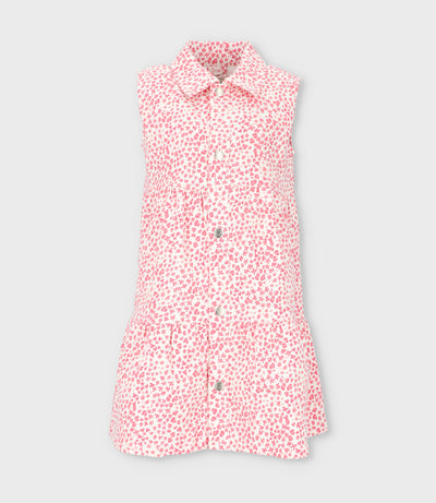 Vestido niña con diseño 2 años / Blanco