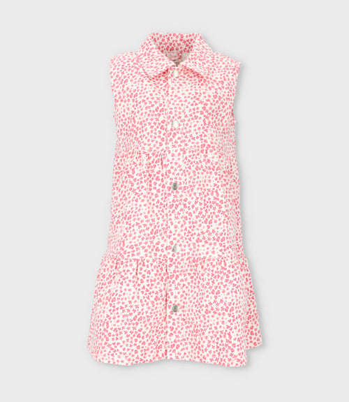 Vestido niña con diseño 2 años / Blanco