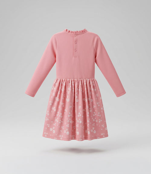Vestido niña love 2 años / Rosado