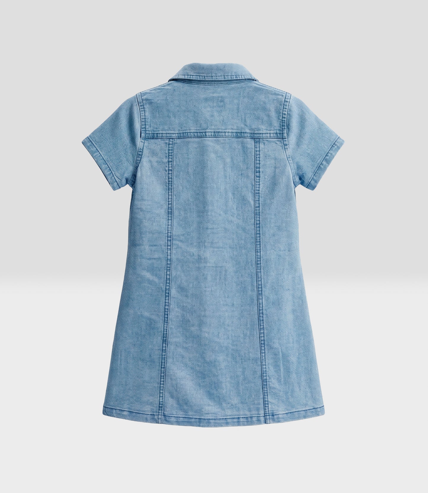 Vestido niña denim 2 años / Celeste