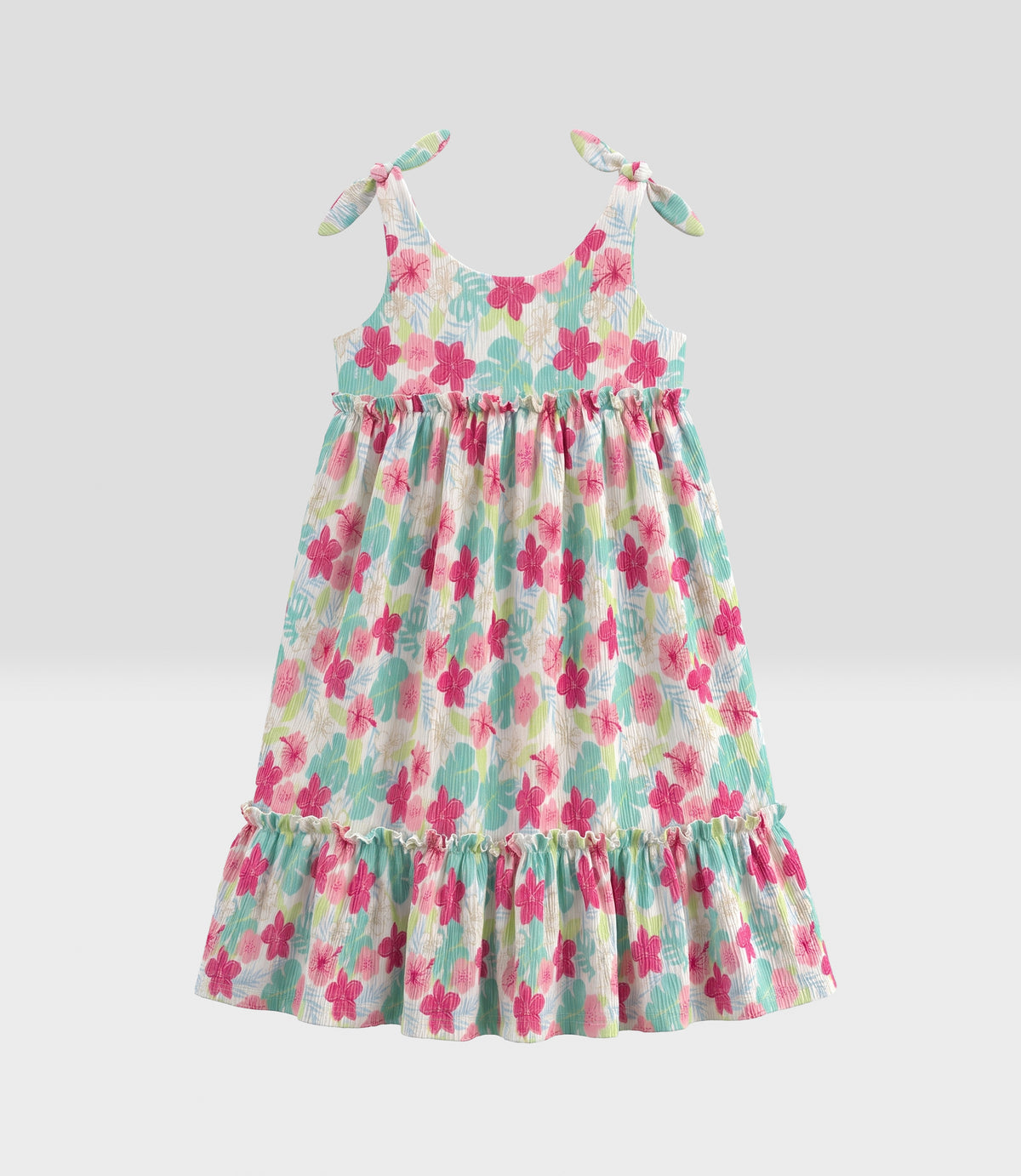 Vestido niña con flores 2 años / Varios