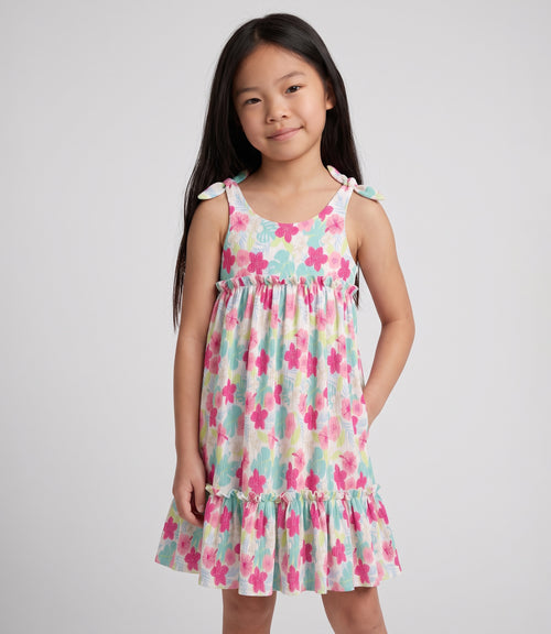 Vestido niña con flores 2 años / Varios