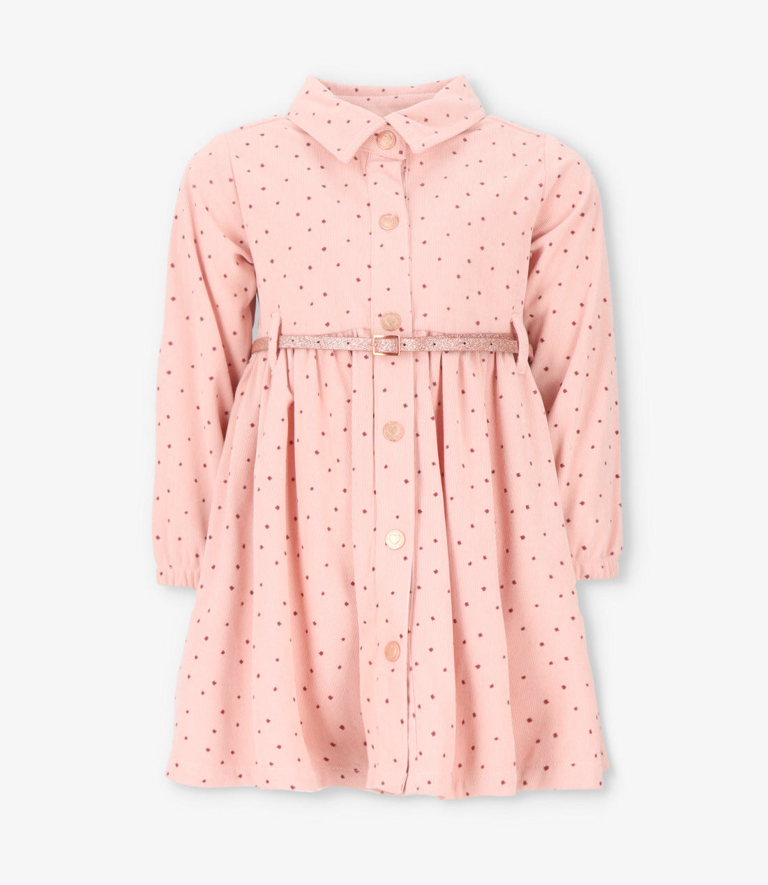 Vestido niña con flores 2 años / Rosado