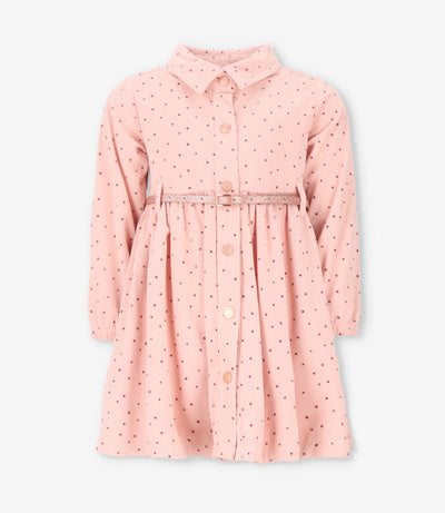 Vestido niña con flores 2 años / Rosado