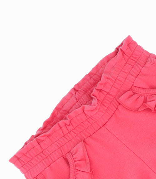 Short niña con lazo 2 años / Coral