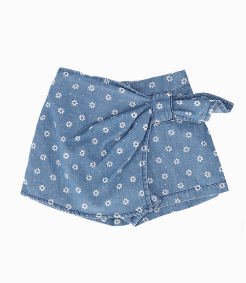 Short niña falda short 2 años / Azul Marino
