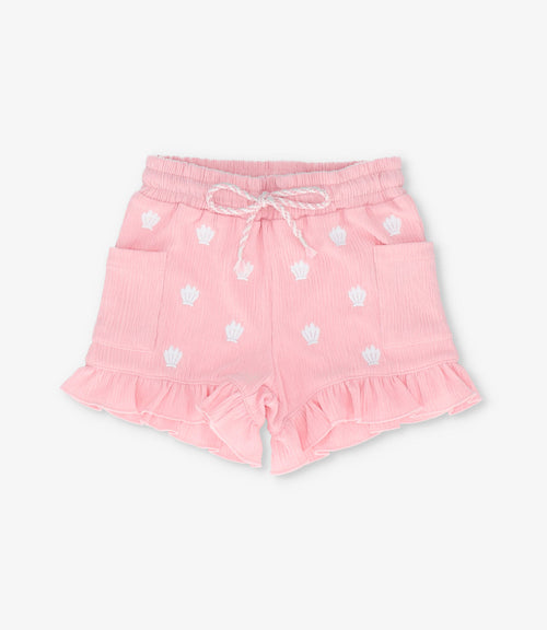 Short niña con vuelos 2 años / Rosado