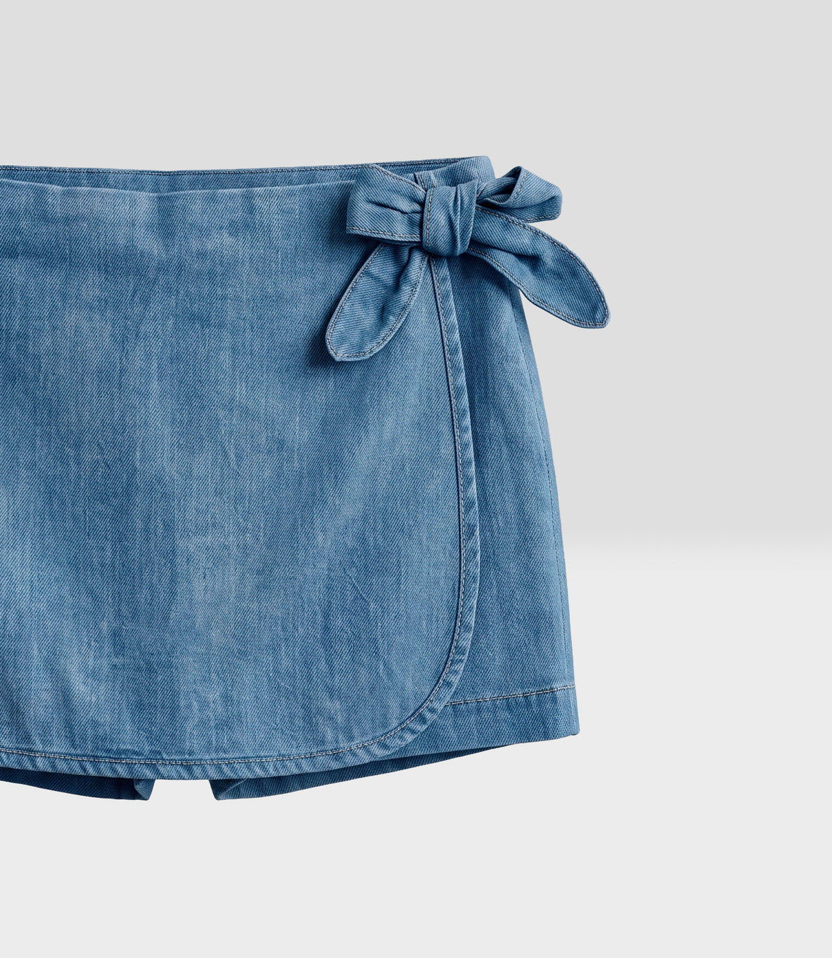 Short niña falda 2 años / Celeste