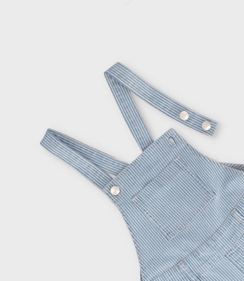 Jardinera niña denim 2 años / Azul Marino