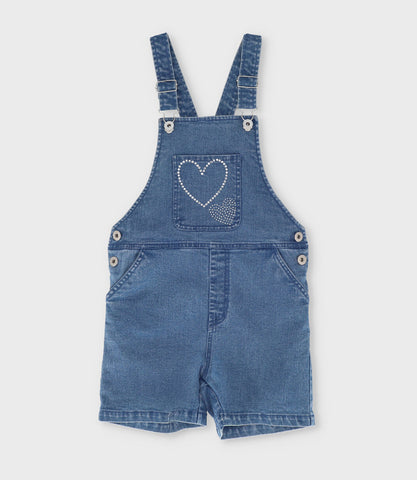 Jardinera niña denim