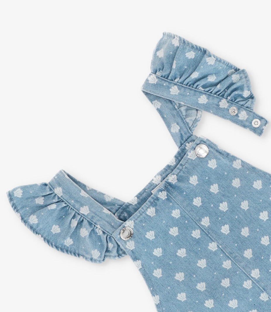 Jardinera niña denim 2 años / Azul Marino