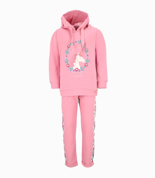 Buzo niña con unicornio 2 años / Rosado