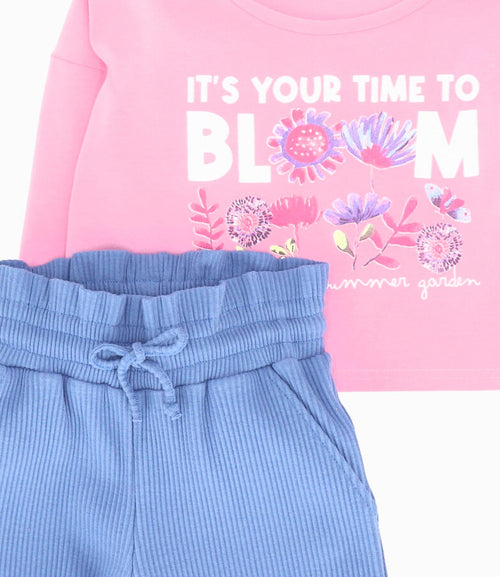 Conjunto niña bloom 2 años / Rosado