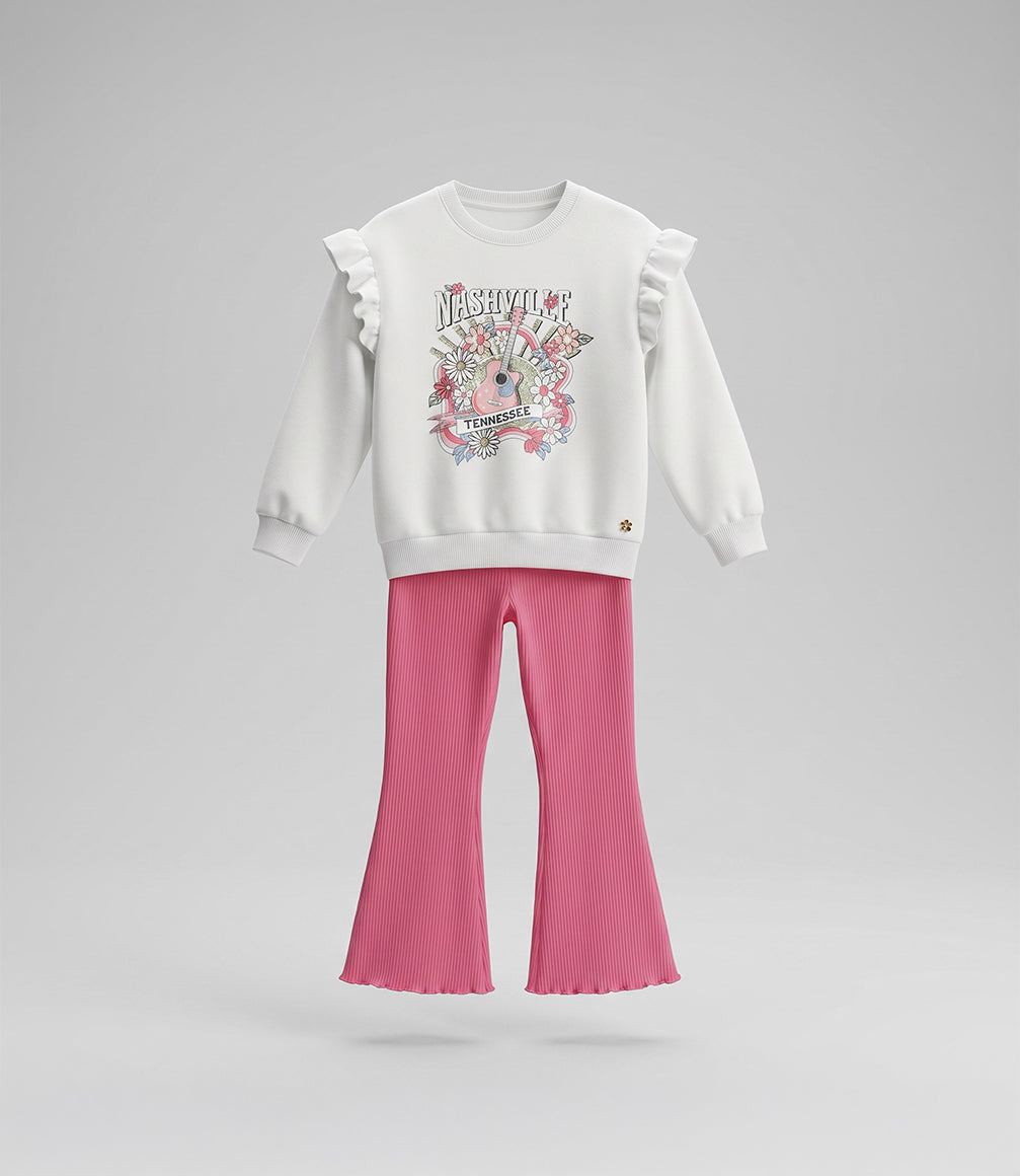 Conjunto niña tennessee 2 años / Coral