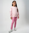 Conjunto niña con flores