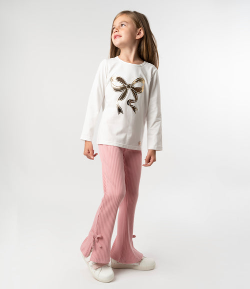 Conjunto niña con lazo