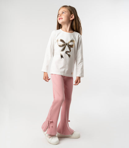 Conjunto niña con lazo