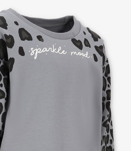 Conjunto niña sparkling mood 2 años / Gris