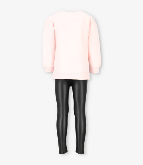 Conjunto niña grafiti 2 años / Rosado