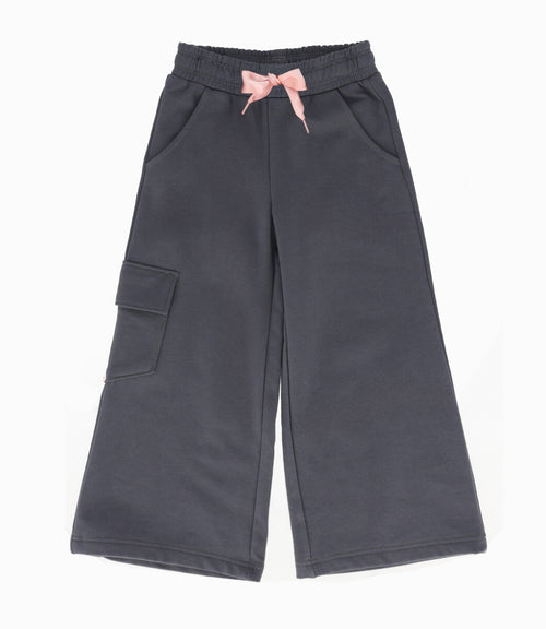 Pantalón de buzo niña cargo 2 años / Gris