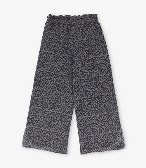 Pantalón de buzo niña corazones