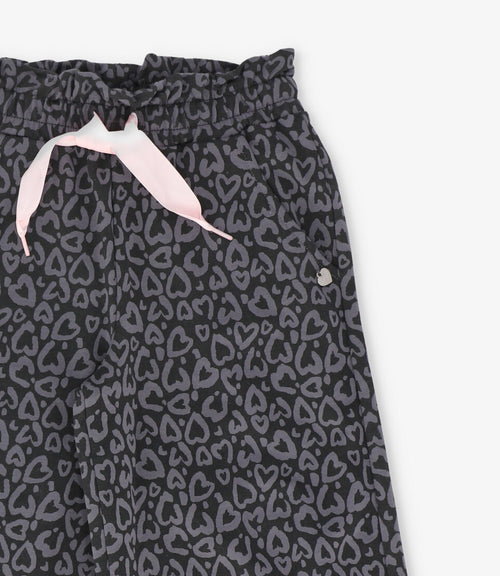 Pantalón de buzo niña corazones