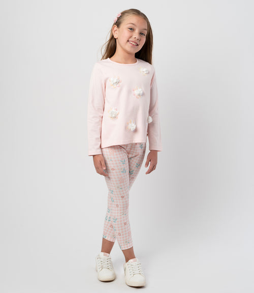 Calza niña floreada 2 años / Varios