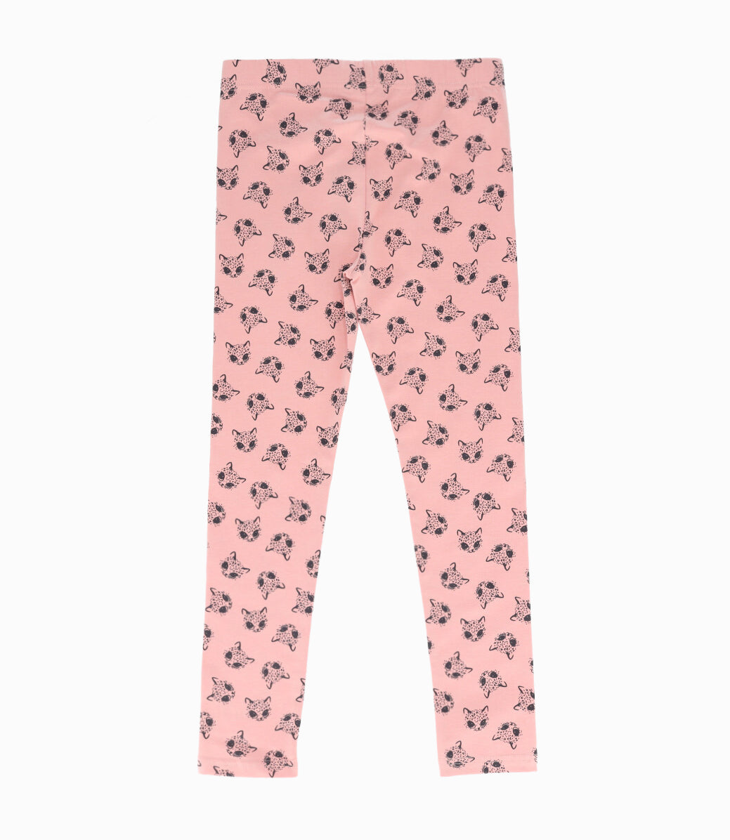 Calza niña con gatos 2 años / Rosado