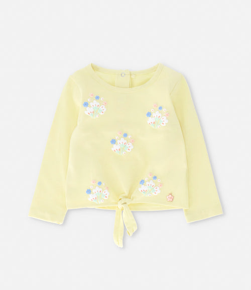 Polera bebé niña con lazo