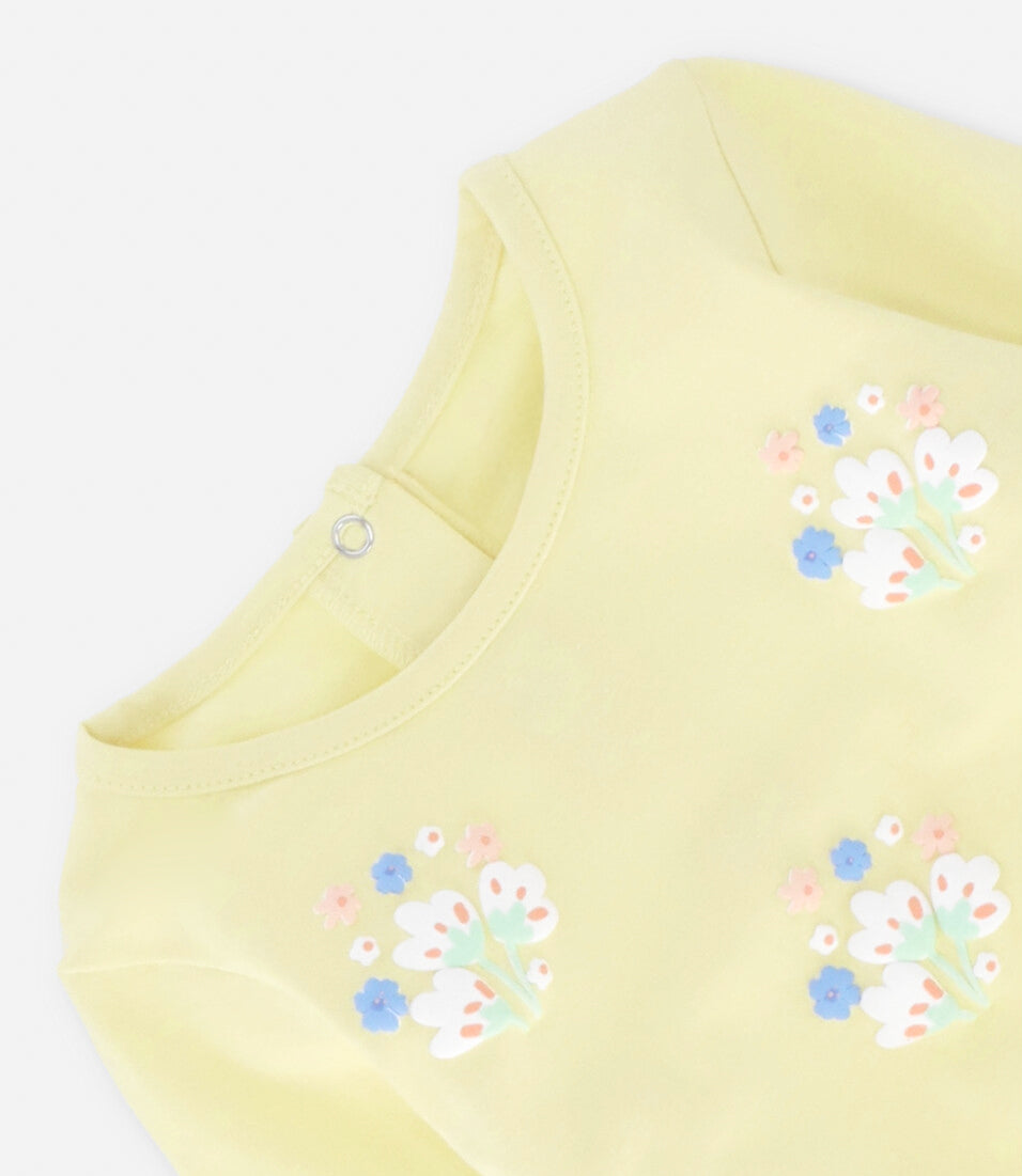 Polera bebé niña con lazo