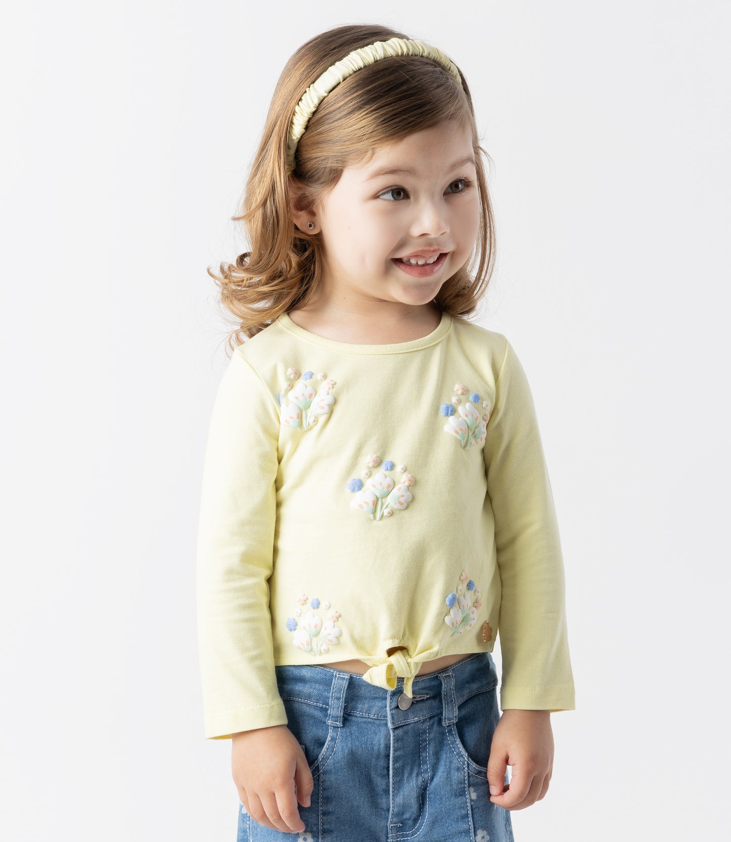 Polera bebé niña con lazo