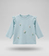 Polera bebé niña con vuelos