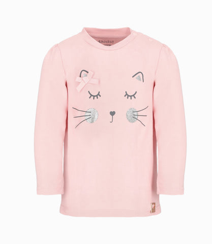 Polera bebé niña con gatito