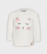 Polera bebé niña con gatito
