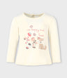 Polera bebé niña con diseño