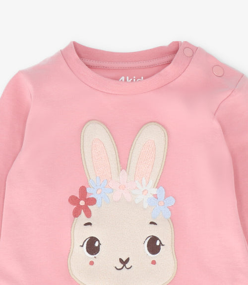 Polera bebé niña con conejo