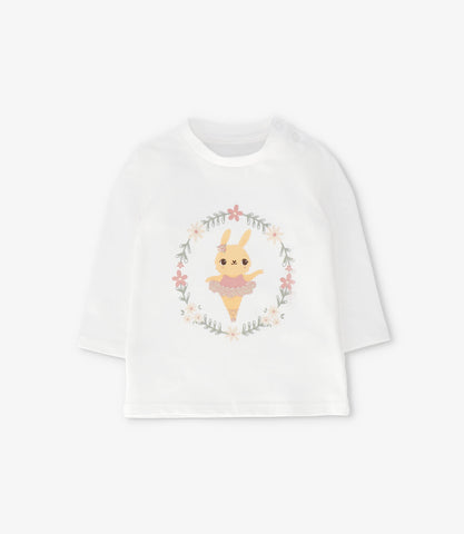 Polera bebé niña con conejito