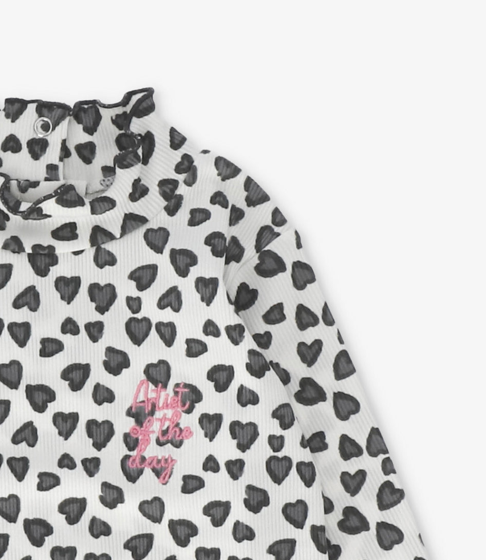 Polera bebé niña beatle 6 meses / Crudo
