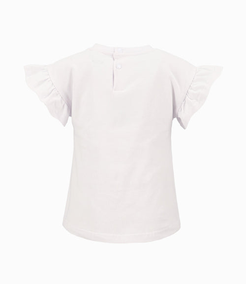 Polera Bebé Niña Con Vuelos Blanco 6 meses / Blanco